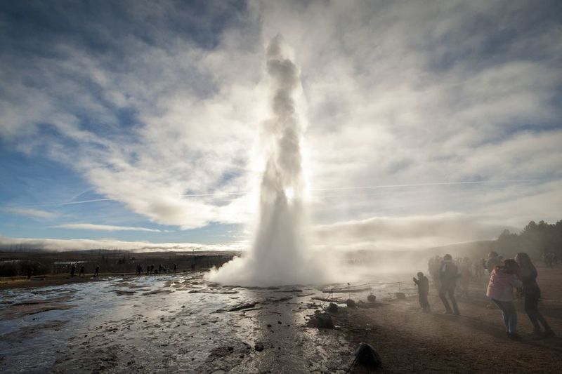 From Reykjavik: Best of Golden Circle Afternoon Tour - Gullfoss waterfall: the Golden Falls in real scale