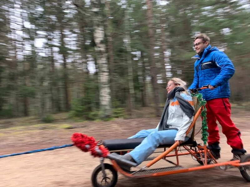 From Riga: Husky Sledding or Wheel Kart Tour - Food, Drink, and Hospitality