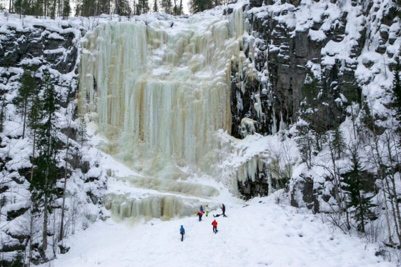 From Rovaniemi: Korouoma Frozen Waterfalls Small-Group Hike - Key Points