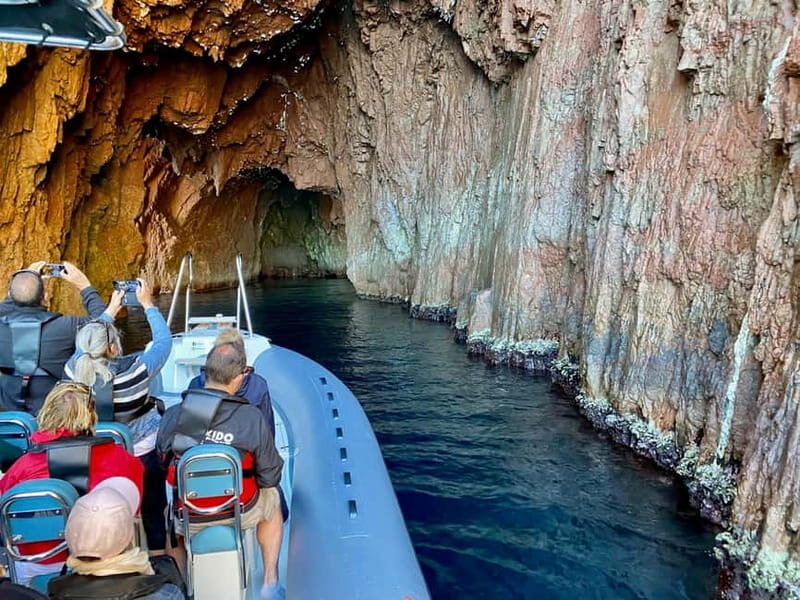 From Sant Ambroggio: Scandola, Girolata & Calanques de Piana - Swimming and Relaxation