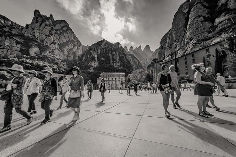 From Sitges: Montserrat, Lunch and Winery with Hotel Pick Up - Key Points