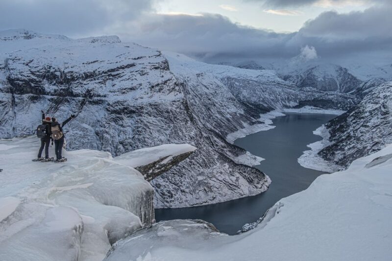 From Skjeggedal: Trolltunga Sunset Winter Overnight tour - The Experience from the Eyes of Past Travelers