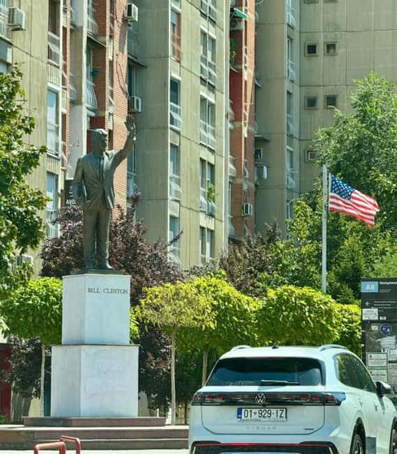 From Skopje to Pristina, Kosovo opt Gazimestan, Mitrovica.. - Key Points