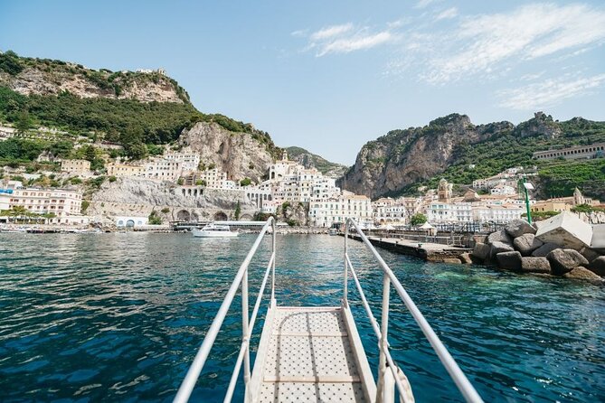 From Sorrento/Nerano:Amalfi Shared Tour (9:00am or 11:15am ) - Onboard Guidance: What You Actually Learn on the Boat