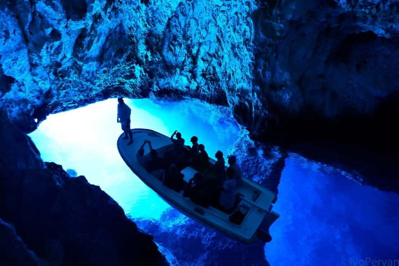 From Split: Blue Cave, Hvar, Mamma Mia, 5 Islands boat Tour - Key Points