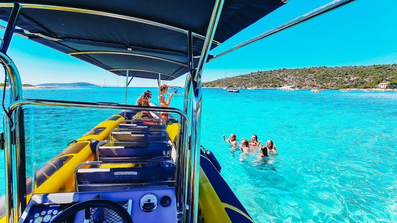 From Split: Blue Cave, Mamma Mia, Vis & Hvar 5-Island Tour - Budikovac Blue Lagoon: Snorkeling Time You’ll Remember