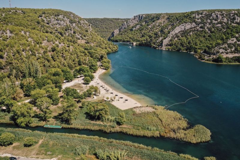 From Split: Krka Waterfalls Tour with Boat Cruise & Swimming - Skradin: town core, fortress views, and your allowed swim