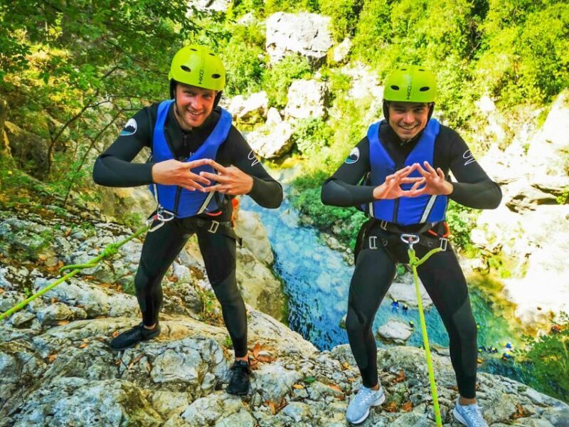 From Split or Zadvarje: Extreme Canyoning on Cetina River - The Physical and Technical Aspects