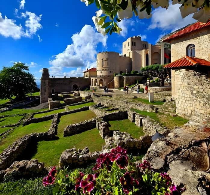 From Tirana/Golem/Durres: Kruja, Bazaar, Sari Salltik Tour - Key Points