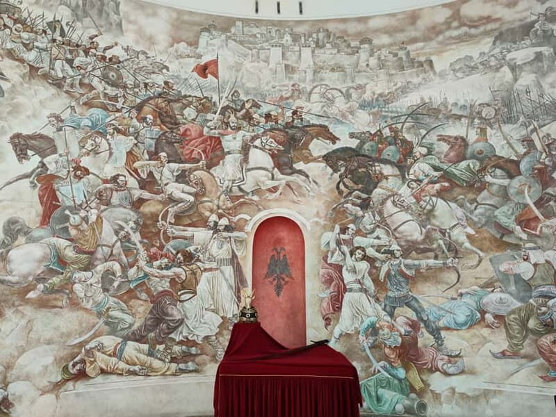 From Tirana: Kruja City & Holy Cave of Sari Salltik Day Tour - Exploring Kruja: A City of History and Views