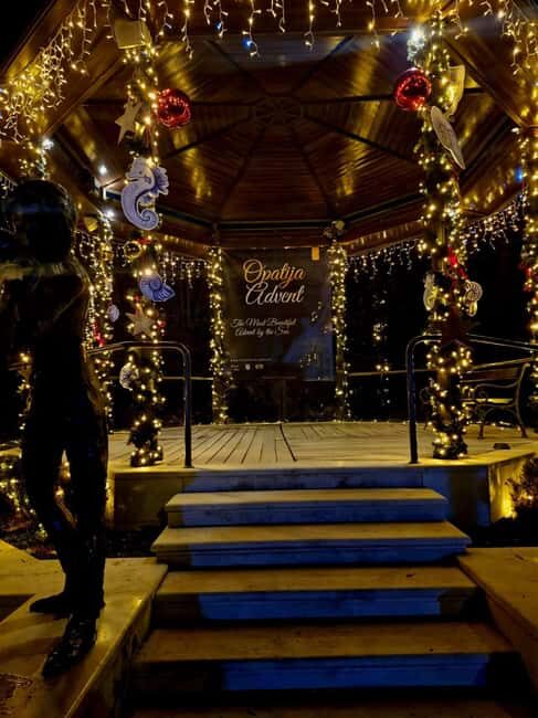 FROM TRIESTE: Opatija Christmas Markets Tour with Wine - A Cozy, Festive Stroll Through Opatija’s Christmas Markets