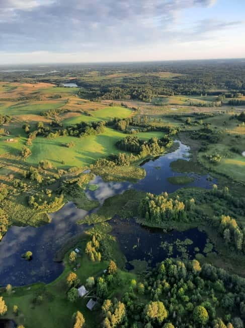 From Vilnius: Suburbs Hot Air Balloon Ride w/ Hotel Transfer - Key Points