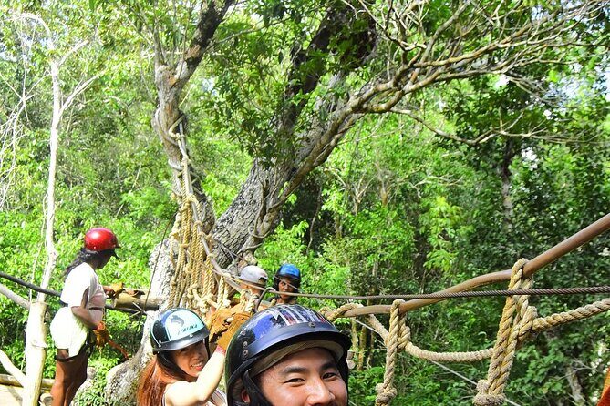 Full Adventure with Ziplines Cenote ATV and Delicious Food - FAQs