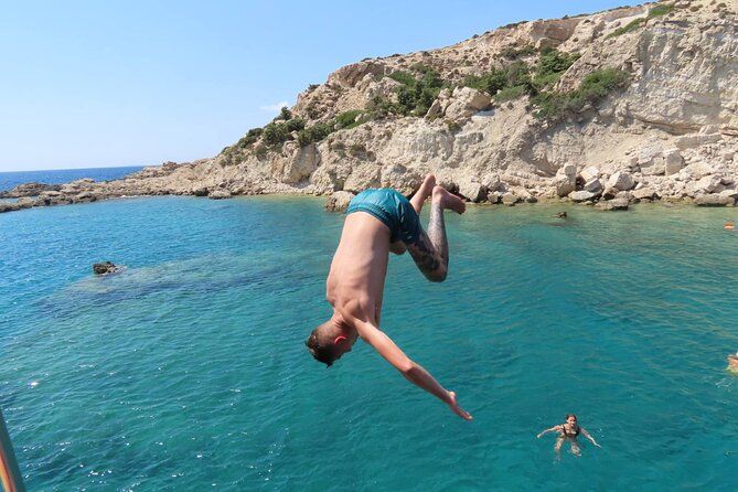 3 Island Cruise Tour in Kos Island with Personalized Audio Guide - Stop 4: Plati Island for Cliff-Edge Jumps and Turquoise Water Swim Time