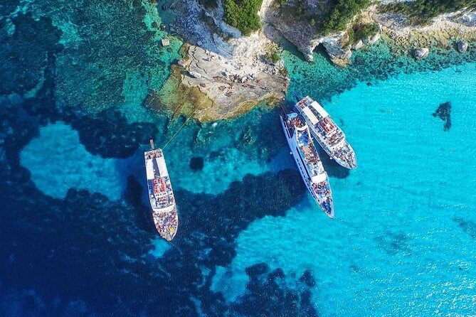 Full-Day Boat Tour of Paxos Antipaxos Blue Caves from Corfu - Key Points