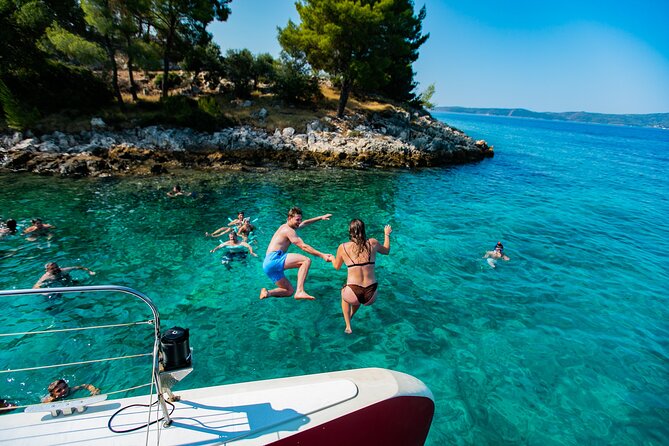 Full-Day Catamaran Cruise to Hvar & Pakleni Islands with Food and free Drinks - Cancellation and Weather Flexibility