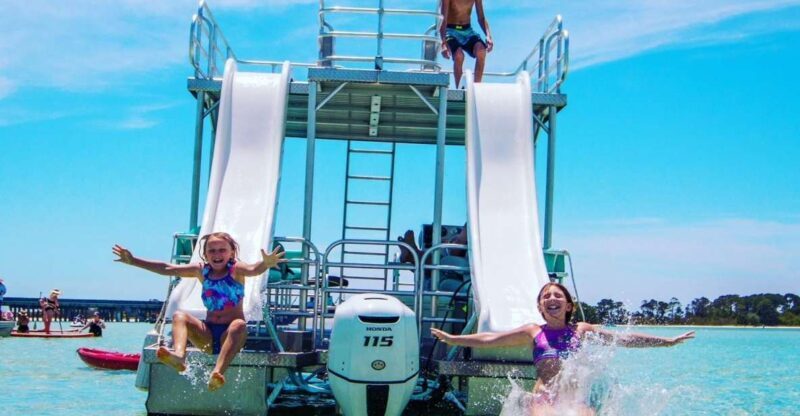 Full Day Double Decker Pontoon Boat Rental- Okaloosa Island - The Experience Breakdown
