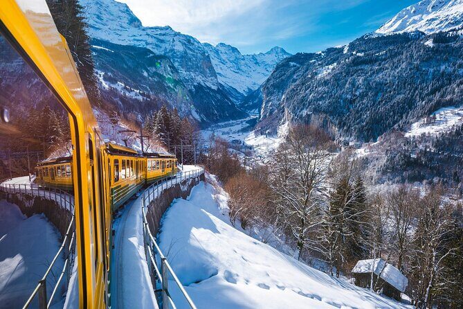 Full Day Private Guided Scenic Train Tour to the Swiss Alps - Key Points