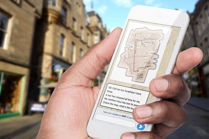 Fun, Flexible Treasure Hunt Around Edinburgh with Cryptic Clues & Hidden Gems - Key Points