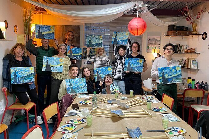 Fun Painting Class in a Professional Art Studio with a View - How It Works: The Logistics