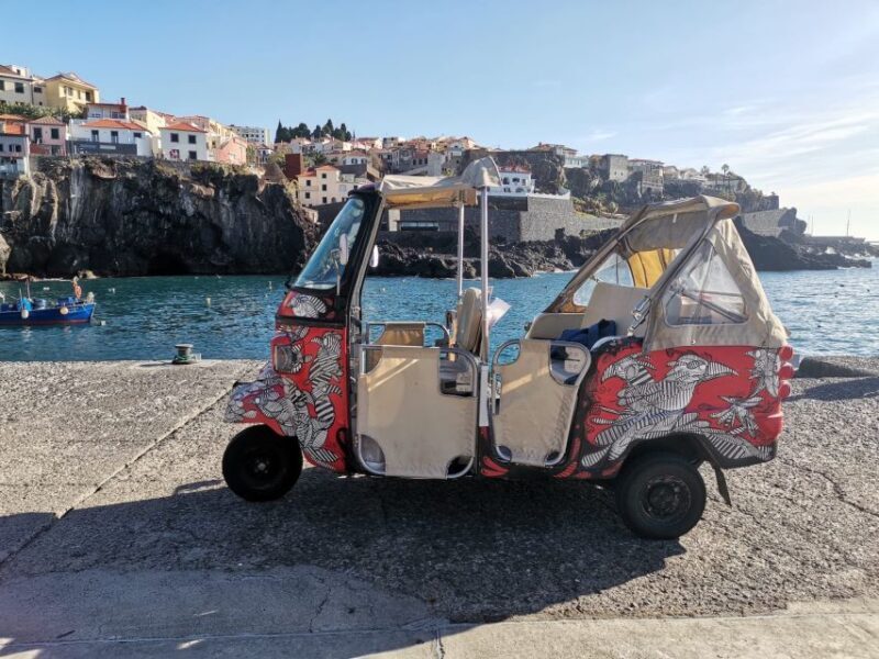 Funchal: Câmara de Lobos Churchill Bay Guided Tuk Tuk - The itinerary in detail
