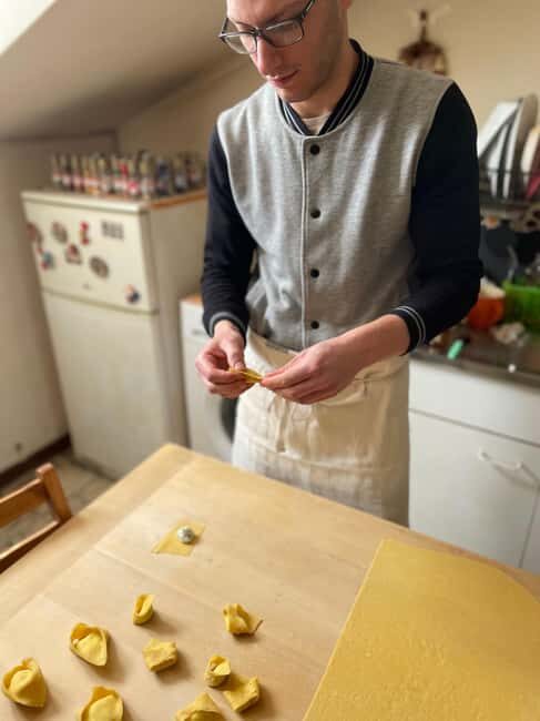 Funny cooking class with chef Antonino - A Deep Dive Into the Bologna Cooking Class Experience