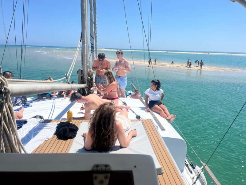 Fuzeta: Ria Formosa Blue Lagoon Sailing Tour with Snorkeling - Key Points