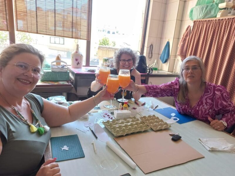 Gaia: Tile painting workshop, Port Wine and Pastel de Nata - Creating Your Own Tile: The Process