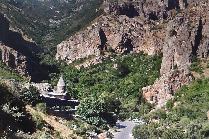 Garni, Geghard, Charent's Arch, Symphony of Stones & LavashBaking - Stop 3: Charent’s Arch and Mount Ararat Viewpoint