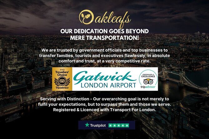 Gatwick Airport - To & From Central London - Meet & Greet - Introduction