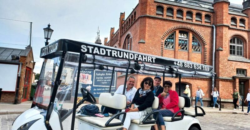 Gdansk: City Tour Live Guided by Golf Cart/Buggy Sightseeing - Key Points