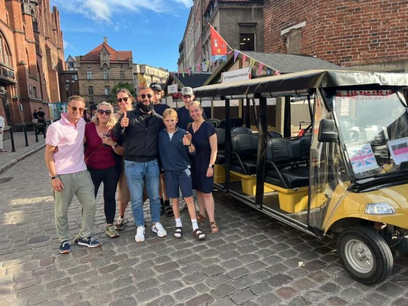 Gdansk: Shared or Private City Tour LIVE/AUDIO by Golf Cart - The Itinerary in Detail