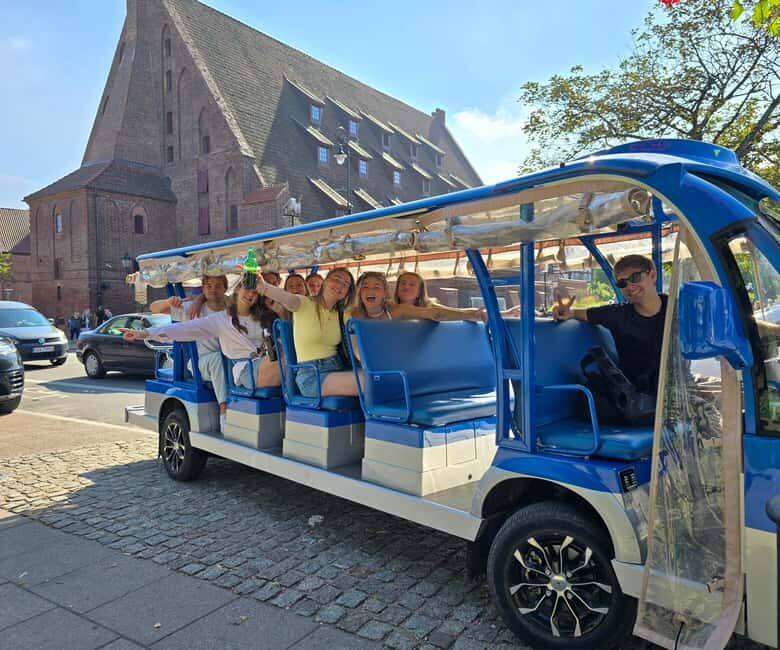 Gdansk:UNLIMITED beer incl. City Tour By Golf Cart - Key Points