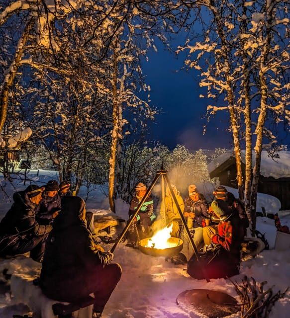 Geilo: Evening family tour with sledge, campfire and fun! - Key Points