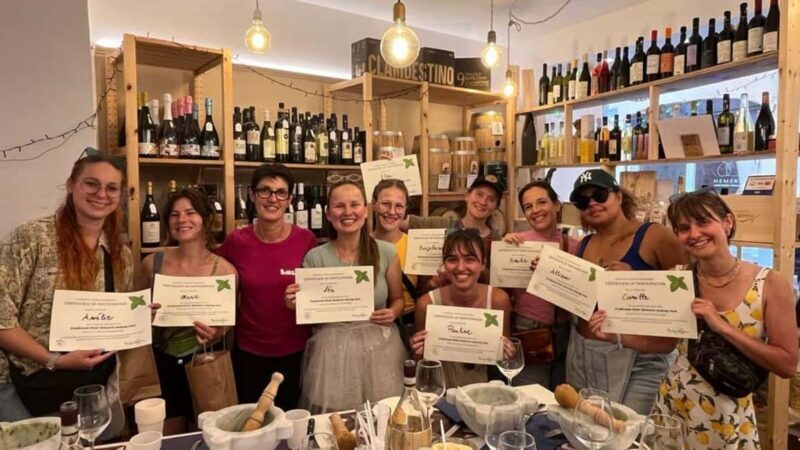 Genoa: Pesto Masterclass with Tasting and Wine - Key Points