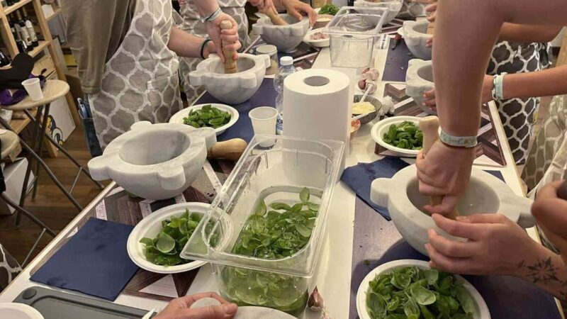 Genoa: Pesto Masterclass with Tasting and Wine - FAQ