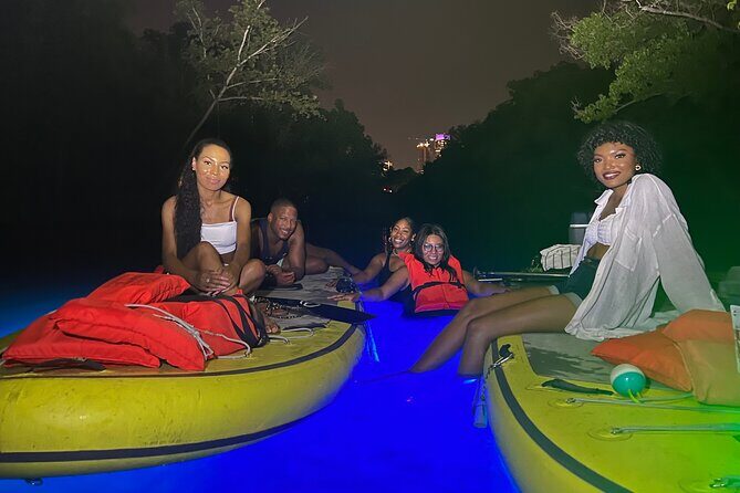 Giant Glow Paddleboarding the Downtown Skyline with Bats - A Closer Look at the Sunset and Bat Paddleboard Tour