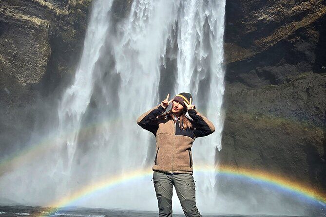 Glacier Hike w. Photos, South Coast Waterfalls & Black Sand Beach - An In-Depth Look at the South Coast Tour