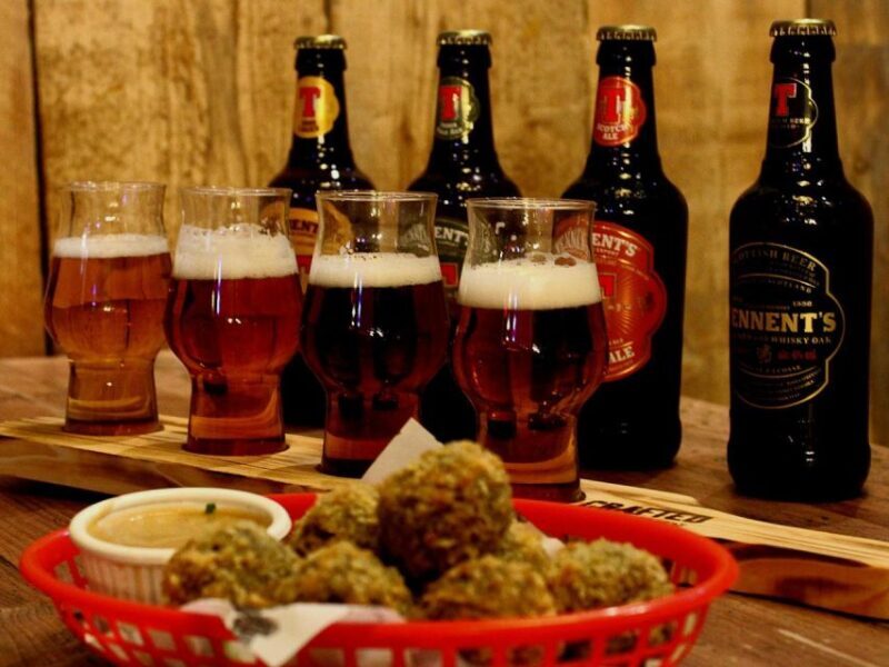 Glasgow: Beer Flight with a Haggis Taster in a Glasgow pub - What Could Be Improved