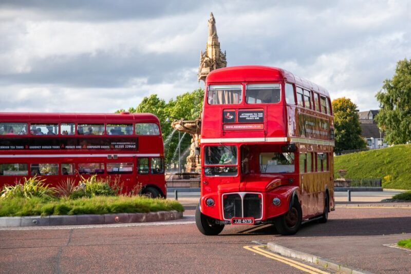 Glasgow: Vintage Bus Tour with Afternoon Tea or Gin - Key Points