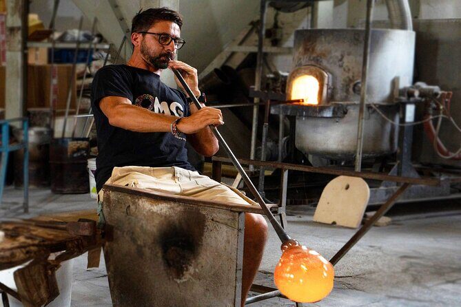 Glass Blowing Show Visit Murano Glass Factory and Showroom OMG - The Sum Up