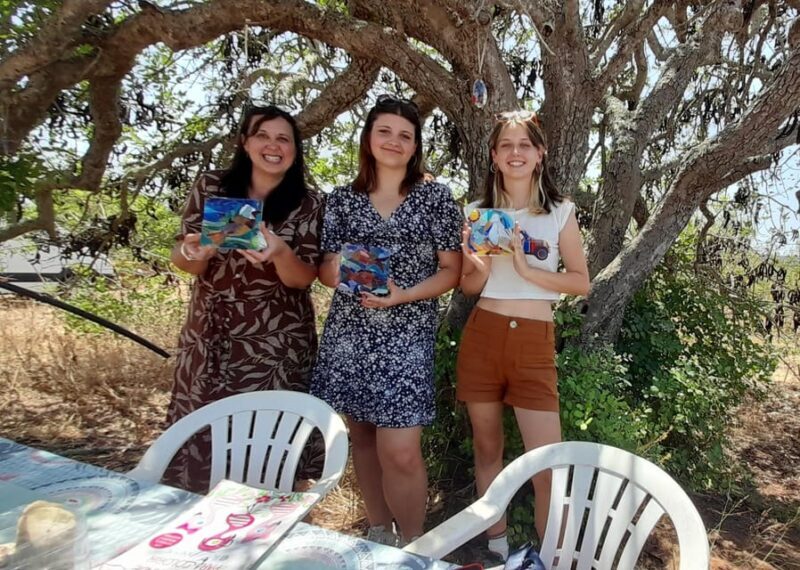 Glass on Glass Mosaic craft workshop near lagos - The Setting and Atmosphere