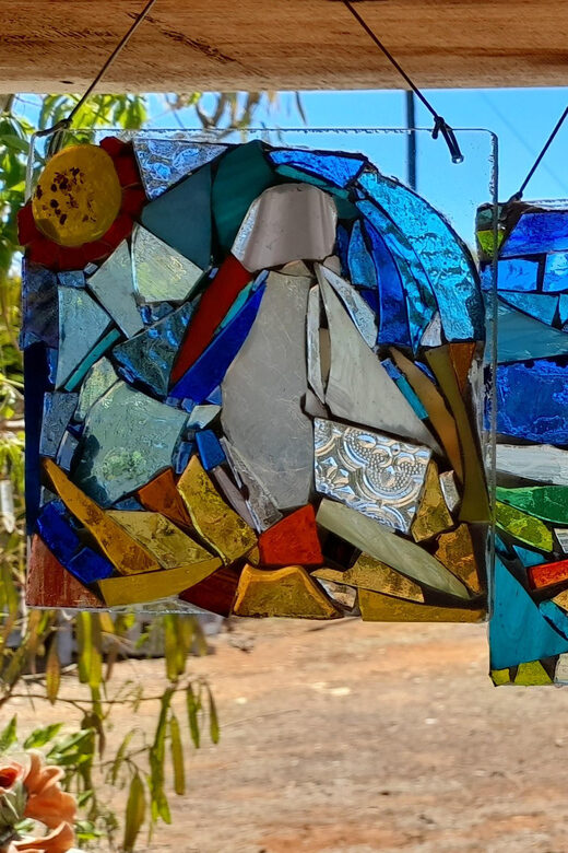 Glass on Glass Mosaic craft workshop near lagos - The Sum Up