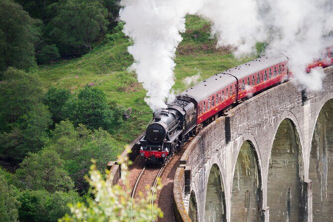 Glenfinnan Viaduct Glencoe and Fort William Tour from Edinburgh - Honoring Heroes at the Commando Monument