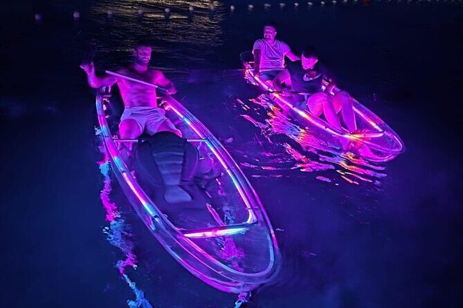 Glowing Night Kayak Tour with LED lights and Moonlight - In The Sum Up