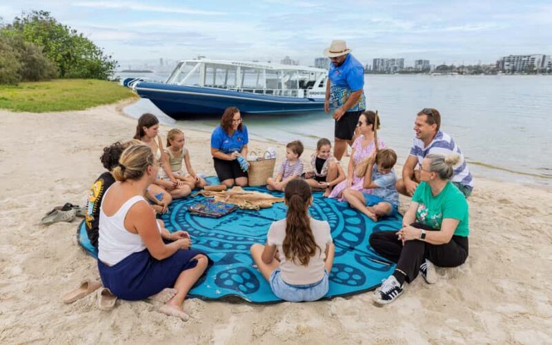 Gold Coast and Wavebreak Island Cultural Small Group Cruise - Key Points