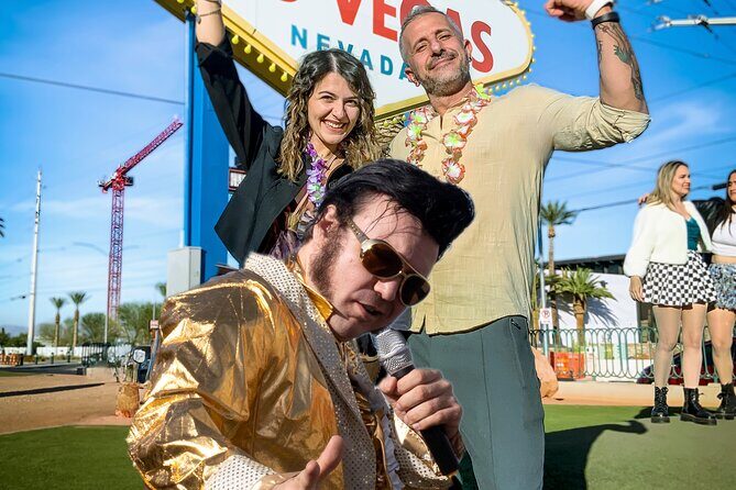 Gold Elvis Wedding or Vow Renewal at Las Vegas Sign - The Practicalities