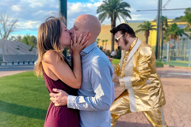 Gold Elvis Wedding or Vow Renewal at Las Vegas Sign - Frequently Asked Questions
