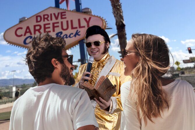 Gold Elvis Wedding or Vow Renewal at Las Vegas Sign - Final thoughts