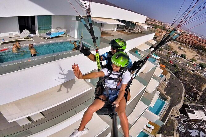 GOLD paragliding flight including videos/photos, t-shirt and a bottle of Cava - Who Would Love This?